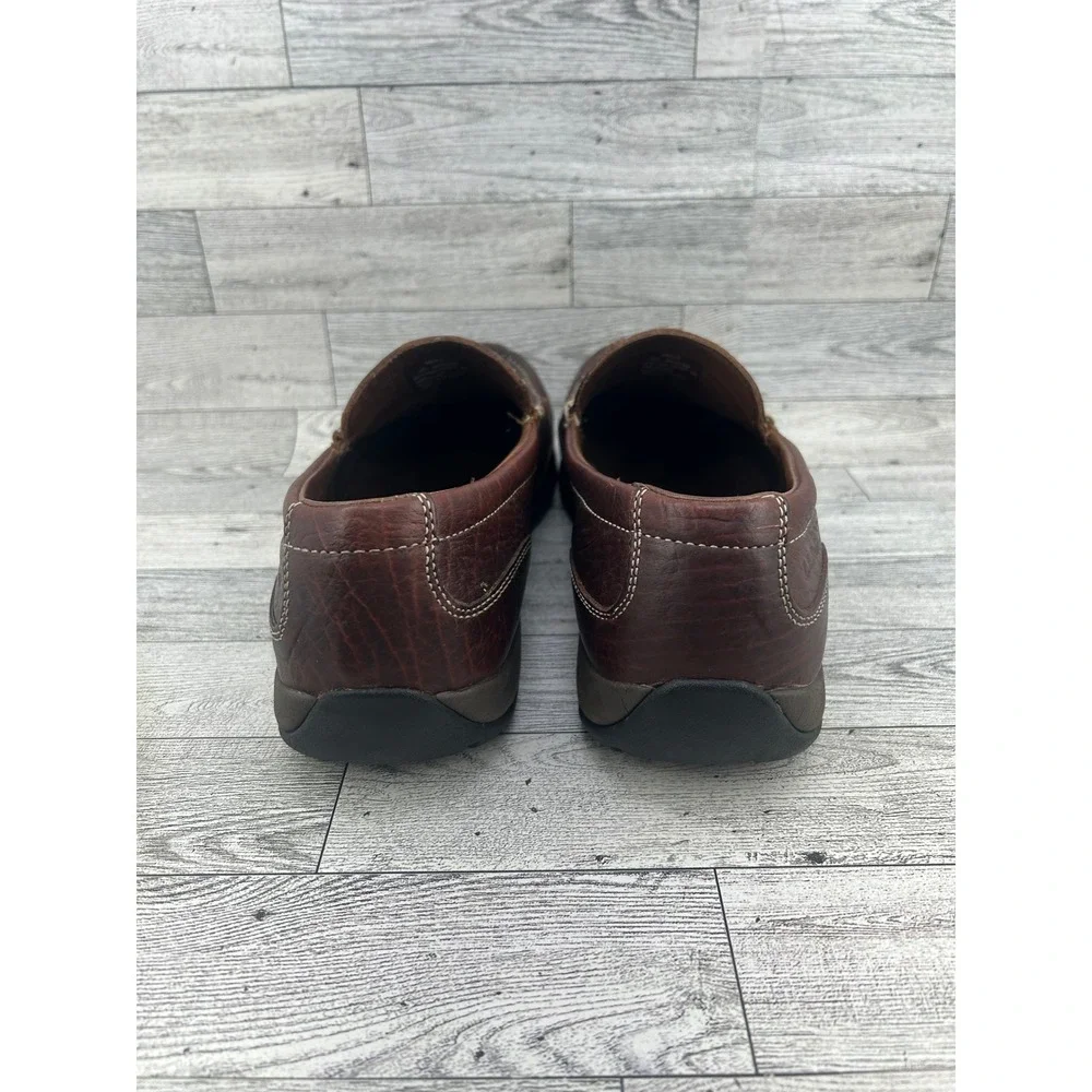 LL‎ Bean Men Sz 10.5 M Brown Leather Venetian Loafers 0GTF7 04 Slip On Shoes